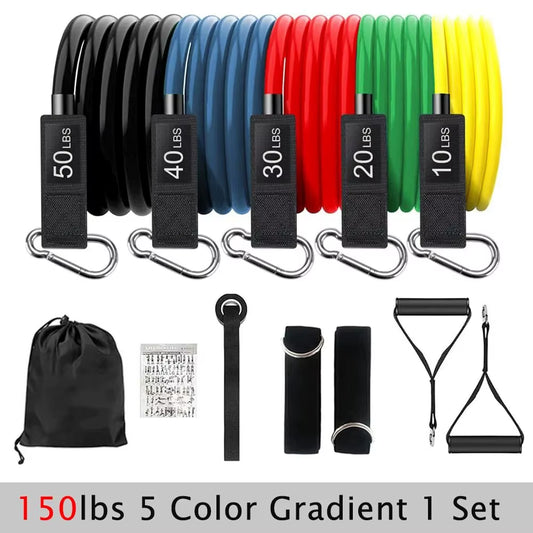 Ultimate Resistance Bands Set for Strength Training - Versatile Tension Pull Ropes for Men and Women - Perfect for Home Gym Workouts